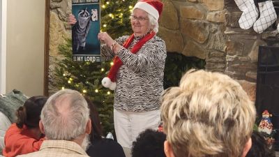 christmas at the farm house